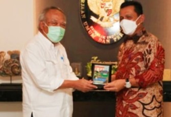 Gubernur Kepulauan Riau H Ansar Ahmad dan Menteri PUPR Basuki Hadimuljono
