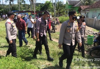 Empat Pejabat Utama Polda Bengkulu Kunjungi Kaur 