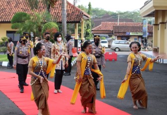 Polres Pekalongan menerima kunjungan Tim Penilai Internal dari Mabes Polri, Selasa (2/3/2021).