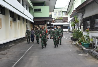 Pangdam IV/Diponegoro, Mayjen TNI Rudianto melakukan kunjungan kerja (Kunker) ke Korem 072/Pamungkas, Selasa (9/3/2021).bertempat di Makorem 072/Pamungkas