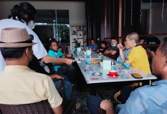 Kapolres Bitung Bersama Jajaran Gelar Coffe Morning Dengan Wartawan Biro Bitung