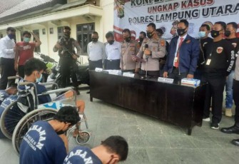 Terduga Pelaku Diamankan     
