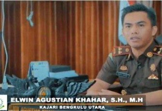 Kepala Kejaksaan Negeri Kabupaten Bengkulu Utara Elwin Agustian Khahar SH MH