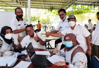 Seluruh Pegawai DPUPR Kota Bengkulu Divaksin