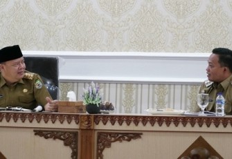 Bupati Seluma Gelar Pertemuan Dengan Gubernur Bengkulu 