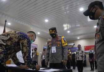 170 Casis Ikuti Rekrutmen Seleksi Anggota Polri Tahun 2021 Lewat Zoom Meeting