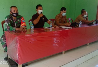 Babinsa 07/ Mempawah Hulu Hadiri Sertijab BPD Desa Galar