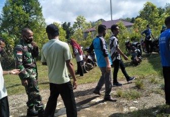 Jaga Kebugaran Babinsa Warga Senam Bersama