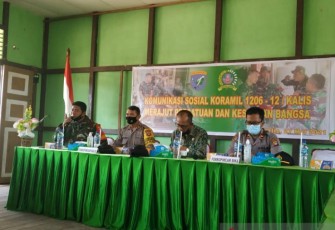 TNI di Kapuas Hulu Ajak Masyarakat Jaga Kesatuan Bangsa