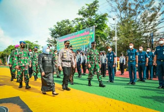 Walikota Rahma hHdiri Gelar Pasukan Operasi Ketupat Seligi 2021