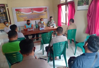 Hadiri Rakor  Babinsa Kodim 1203/Ktp Wujudkan Sinergitas Di Wilayah Teritorial