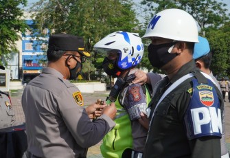 Kapolres Tebing Tinggi Pimpin Apel Gelar Pasukan Operasi Ketupat Toba 2021
