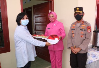 Kapolda Bengkulu Irjen Pol Drs Teguh Sarwono MSi Resmikan Bedah Rumah Aipda (purn) Edy Saputra Barus