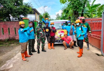 Barreta semprotkan Eco Enzyme cegah Corona 