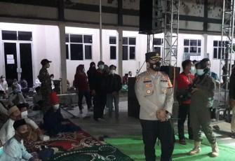 Ops Yustisi Gabungan Polres Pekalongan Kota dan Kodim 0710 Pekalongan  bersama Forkompimda dalam rangka penanganan untuk memutus mata rantai Covid-19 di wilayah Kota Pekalongan sebagai upaya pengendalian Covid-19 di Kota Pekalongan, Senin malam (14/06/2021).