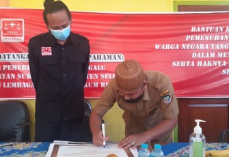 Pemdes Jenggalu dan LBH RESPUBLICA Teken MOU Kerjasama Bantuan Hukum Secara Gratis Untuk Masyarakat