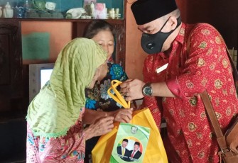 Dinas Perkim dan Pertanahan Provinsi Bengkulu Bagi Sembako
