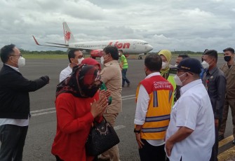 Anggota Komisi V Dewan Perwakilan Rakyat Republik Indonesia meninjau infrastruktur di Kabupaten Bengkulu Utara, Provinsi Bengkulu. Dipimpin oleh Hj Sadarestuwati, SP, MMA, kunjungan bertujuan melihat langsung kondisi infrastruktur di Bumi Ratu Samban