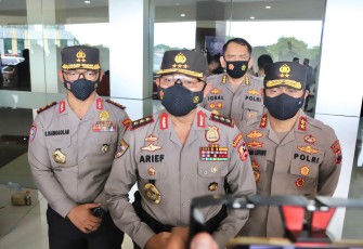 Kabarharkam Polri  saat memberikan keterangan kepada media terkait Bhabinkamtibmas sebagai Garda Depan dalam menangani Covid 19. Kamis 11/11/2021