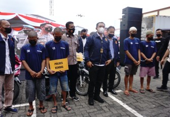 Empat Pelaku Curanmor Dibekuk di Kendal