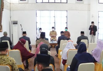 Pelepasan Kafilah Seleksi Tilawatil Qur'an Provinsi Bengkulu