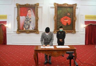 Penandatanganan KUA - PPAS R-APBD Provinsi Bengkulu Tahun Anggaran 2022