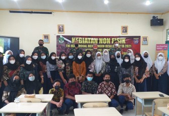 TMMD Tanamkan Perilaku Hidup Bersih dan Sehat Kepada Siswa SMP
