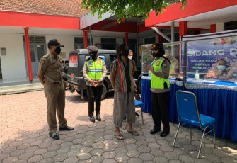 Polres Tulungagung Bersama Satgas Covid-19 Intens Gelar Ops Yustisi Protokol Kesehatan