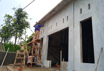 Musala Al Iklas Mulai Tahap Plamir 