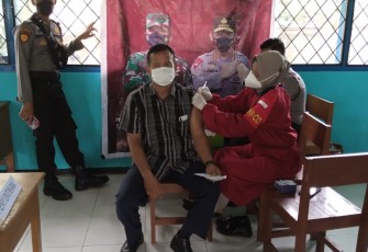 Genjot Proses Vaksin, Polres Jajaran Polda Bengkulu Gencarkan Vaksinasi Keliling