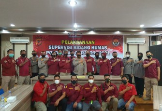 Kasubsi Penmas Polres Majalengka Beserta 7 Kasi Humas Lainnya Mengikuti Supervisi Bidang Humas Polda Jabar