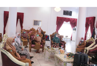 Ketua Tim Penggerak PKK Kabupaten Seluma Herawati Erwin Octavian Mengikuti Kegiatan Pencanangan Pelayanan KB dan Kesehatan Reproduksi 