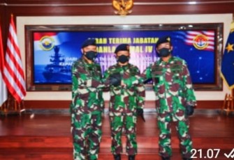 Laksamana Pertama TNI Dwika Tjahja Setiawan Resmi Jabat Danlantamal IV Tanjung Pinang