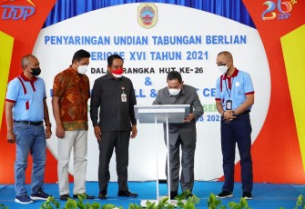 Bupati dan Wabup hadiri penyaringan undian tabungan berlian 