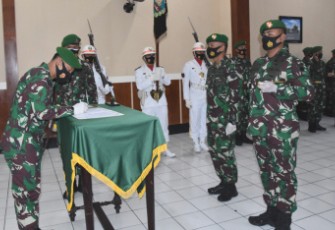Danrem 073/Mkt pimpin sertijab Dandim 0720/Blora