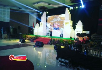 Walikota Blitar Santoso Buka Pertura Diskominfotik Kota Blitar Tahun 2021 (foto : Faisal NR / Klikwarta.com)