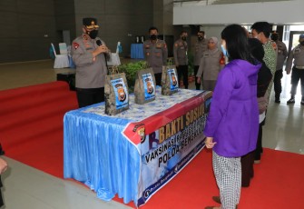 Hari Kedua Serbuan Vaksinasi, Kapolda Ajak Masyarakat Sukseskan Capaian Vaksinasi 70%