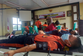 Polres Rejang Lebong Gelar Donor Darah
