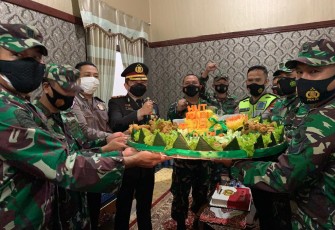 Kejutan dari Dandim dan anggota Kodim 0714/Salatiga