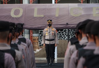 Pimpin Apel Pagi, Irwasda Polda Bengkulu Ingatkan Jaga Kedisiplinan