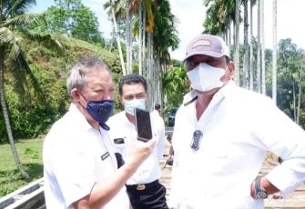 Bupati Bengkulu Utara Percepat Rehab Jembatan Tanjung Putus Dengan Bantuan CSR