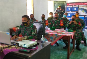 Dandim 0209/LB Vidkom Dengan Danrem 022/PT Di Makoramil 12/LP