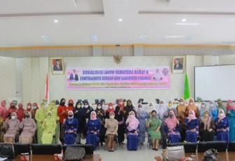 Ketua GOW Kabupaten Pasaman Terima Kunjungan Ketua BKOW Sumatra Barat
