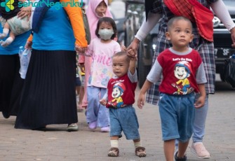 Ilustrasi anak sehat Indonesia