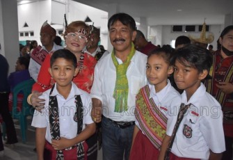 Ilustrasi peserta lomba Tutur Adat Suku Timor 