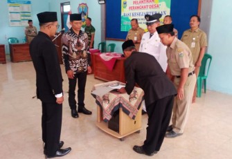 Pelantikan & Pengambilan Sumpah Jabatan Perangkat Desa
