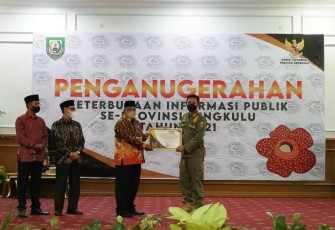 Penganugerahan Keterbukaan Informasi Publik se Provinsi 2021