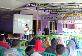 Sejumlah warga Lahat saat sambangi kawasan Minapolitan Bengkulu Utara, Sabtu 5 Juni 2022.