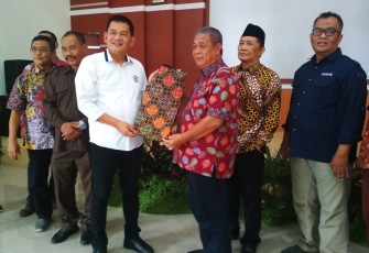 Kunjungan rombongan DPRD Pekalongan dan PDAM Tirtayasa ke PUDAM Tirta Lawu Karanganyar, Senin (20/6/2022).