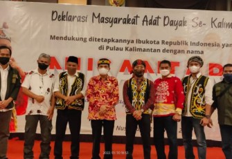 Masyarakat Adat Dayak se-Kalimantan Gelar Deklarasi Akbar